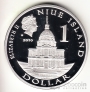 Ниуэ 1 доллар 2010 Наполеон Бонапарт (цветная)
