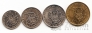 Шпицберген набор 4 монеты 1993