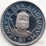 Брит. Виргинские острова 1 доллар 2008 Король Канут