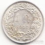Швейцария 1 франк 1957