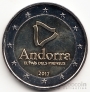 Андорра 2 евро 2017 Андорра - страна в Пиренеях