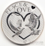 Токелау 5 долларов 2012 Мир и Любовь