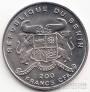 Бенин 200 франков 1994 Акантофолис