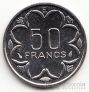 Центральноафриканские штаты 50 франков 1986