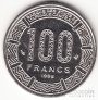 Центральноафриканские штаты 100 франков 1998