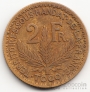 Французское Того 2 франка 1924
