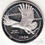 США 1 доллар 1994 Музей памяти заключенных в годы войн (proof)