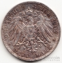 Германия 3 марки 1909 Бавария