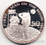 Маршалловы Острова 50 долларов 1989 20 лет высадке на Луну