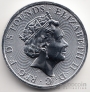 Великобритания 5 фунтов 2021 Серия Гербы Великобритании - Фауна (серебро)