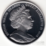 Брит. Виргинские острова 10 долларов 2006 80 лет королеве Елизавете 2 (серебро) №2