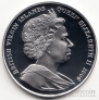 Брит. Виргинские острова 10 долларов 2006 80 лет королеве Елизавете 2 (серебро) №8