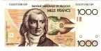 Бельгия 1000 франков 1980-1996