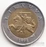 Литва 5 лит 1998