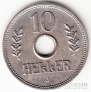 Немецкая Восточная Африка 10 геллеров 1909 J