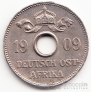 Немецкая Восточная Африка 10 геллеров 1909 J