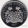 Сьерра-Леоне 1 доллар 2007 Носорог