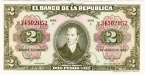 Колумбия 2 песо 1947