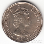 Сейшельские острова 25 центов 1960