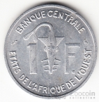 Западноафриканские штаты 1 франк 1967