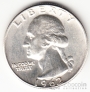 США 25 центов 1962 (D)