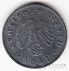 Германия 10 пфеннигов 1941 A (тип 2)