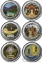 Абхазия набор 5 монет 2022 - 1 псарк Достопримечательности Республики Абхазия