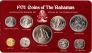 Багамские острова набор 9 монет 1974 (блистер)