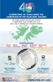 Фолклендские острова 1 крона 2022 40 лет Фолклендской Войне