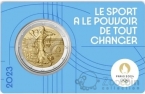 Франция 2 евро 2023 Олимпийские Игры в Париже 2024 - Сеятельница (карта голубая)