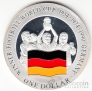 Острова Кука 1 доллар 2001 Германия - Чемпионат мира по футболу