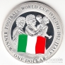 Острова Кука 1 доллар 2001 Италия - Чемпионат мира по футболу