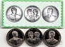 Шпицберген набор 3 монеты 2013 Дружба народов (Коробка)
