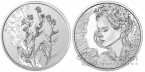 Австрия 10 евро 2023 Незабудки (серебро, блистер)