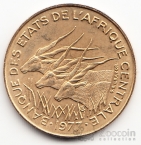 Центральноафриканские штаты 10 франков 1977