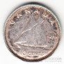 Канада 10 центов 1940