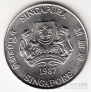 Сингапур 10 долларов 1987 Год кролика