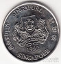 Сингапур 10 долларов 1992 Год обезьяны
