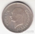 Турция 1 лира 1939