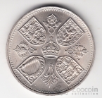 Великобритания 5 шиллингов 1953 Елизавета II на коне