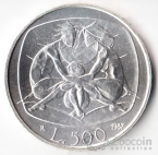 Италия 500 лир 1987 Год семьи