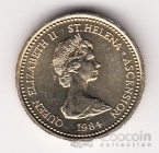 Остров Святой Елены 1 фунт 1984