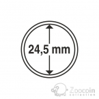 Капсулы для монет. 24.5 мм. Leuchtturm.