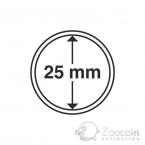 Капсулы для монет. 25 мм. Leuchtturm.