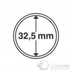 Капсулы для монет. 32.5 мм. Leuchtturm.