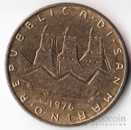 Сан-Марино 20 лир 1976