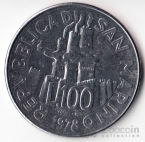 Сан-Марино 100 лир 1978
