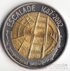Швейцария 5 франков 2002 Лестница