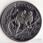 Сьерра-Леоне 1 доллар 2009 Обезьяны - Капуцин