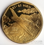 Маршалловы острова 10 долларов 1991 Самолет КI-61